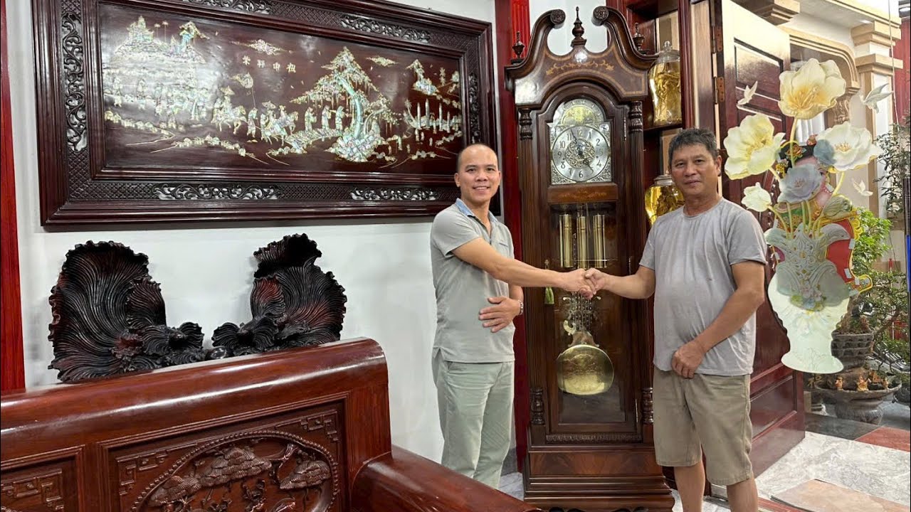 Em về TT Gia Lộc Hải Dương lắp đặt cây ĐH Mỹ PB Tổng Thống và PB Giới Hạn Howard Miller 610-757!