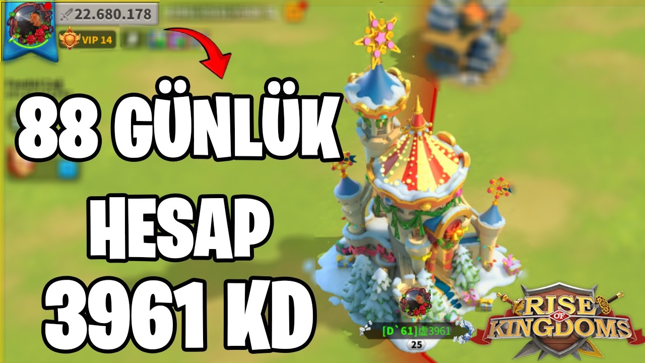 88 GÜNDE MUKEMMEL BİR HESAP İNCELEME VİP 14 ! - Rise of Kingdoms