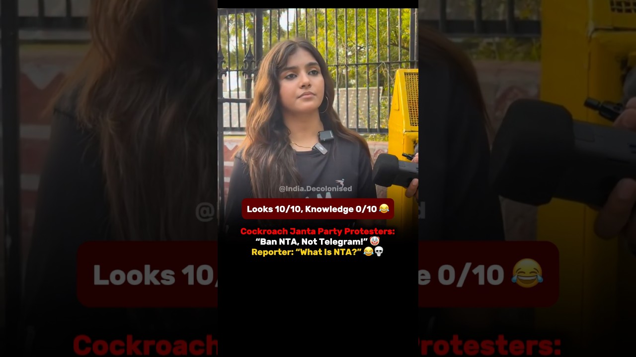 Cockroach Janta Party Protesters: &ldquo;Ban NTA, Not Telegram!&rdquo; 🤡 | Reporter: &ldquo;What Is NTA?&rdquo; 😂💀