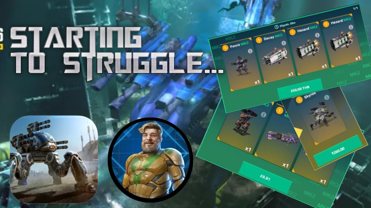 THE BABY ACCOUNT IS STRUGGLING... FACING ALL MK2 OPPONENTS! EPISODE 60! (War Robots)