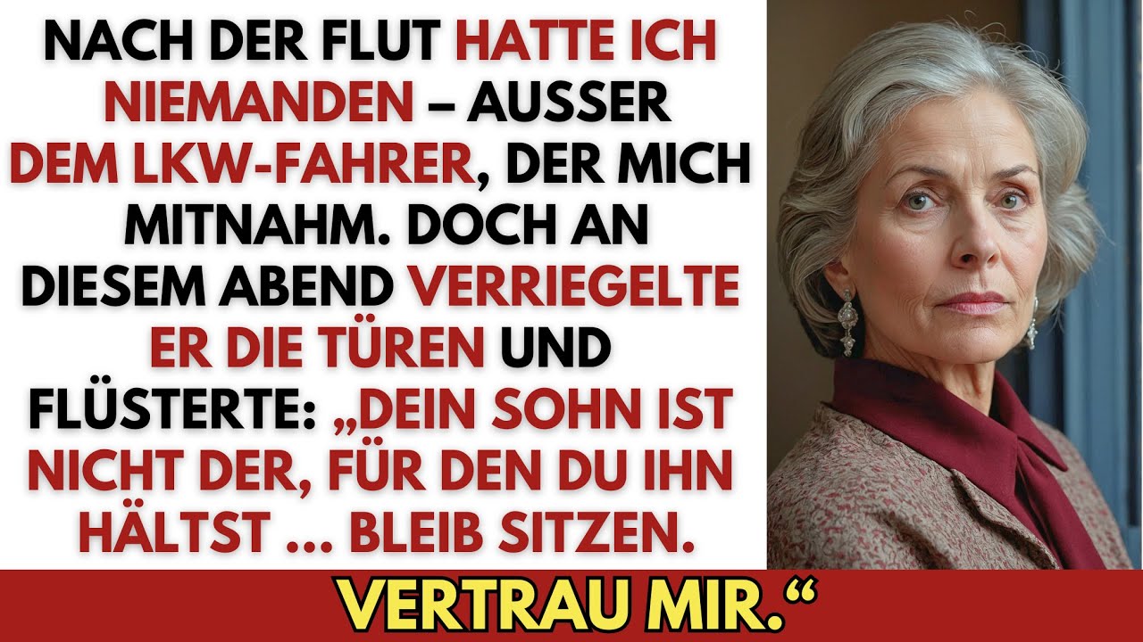 „Bleib sitzen–Vertrau mir …“ Der LKW-Fahrer verriegelte die Türen. Er wusste, was mein Sohn verbarg.