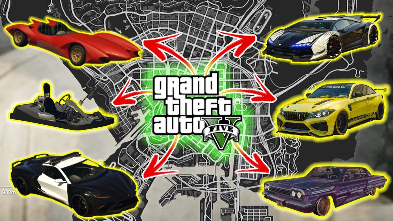 GTA 5 - All New Story Mode Rare Cars Locations 2025 (PS5, PS4, XBOX & PC)