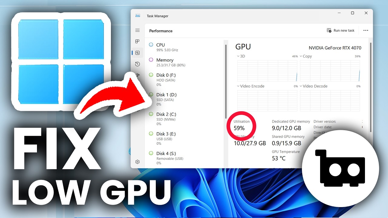How To Fix Low GPU Usage In Games - Full Guide