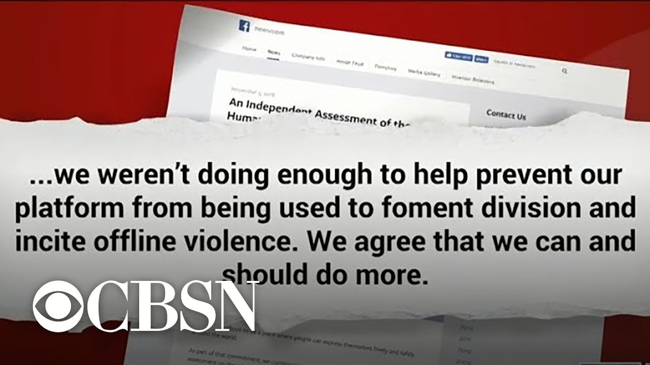 Facebook admits it could have done more to stop violence in Myanmar