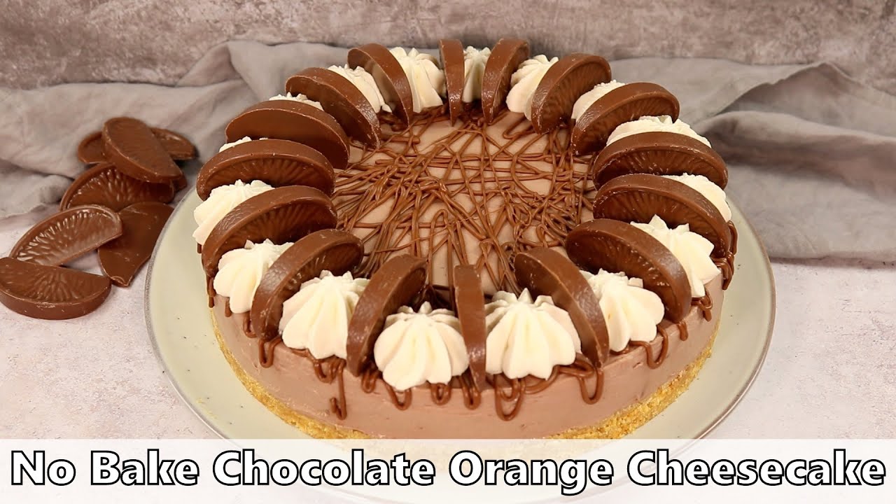 No Bake Chocolate Orange Cheesecake Recipe