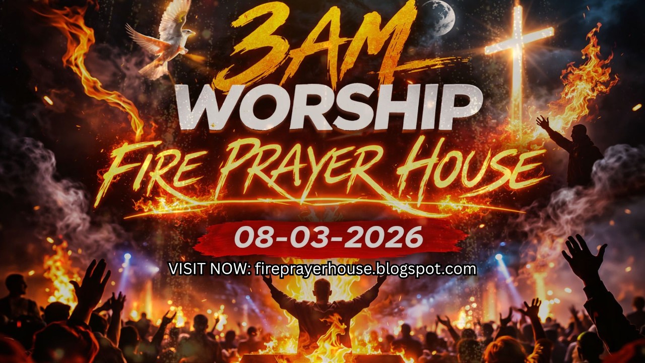 LIVE 3AM WORSHIP | FIRE PRAYER HOUSE 08-03-2026 #ankurnarulaministries #ankurnarula