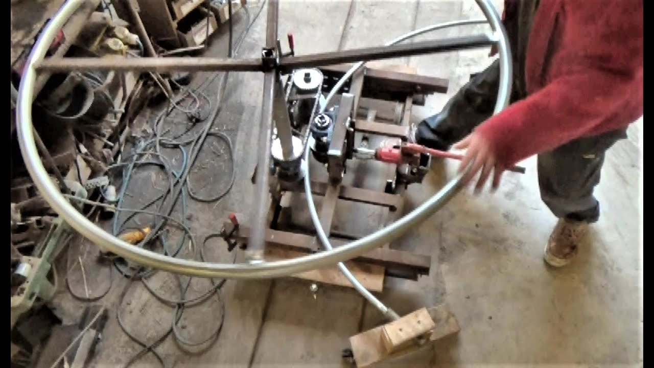 Home-Made Horizontal Pipe-Roller (makes cloche hoops)