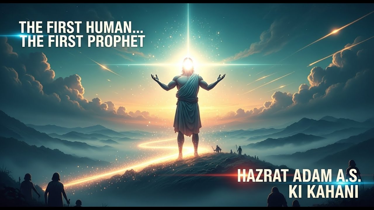 Hazrat Adam A.S 🌟 First Human & First Prophet | The Story of Humanity 📖