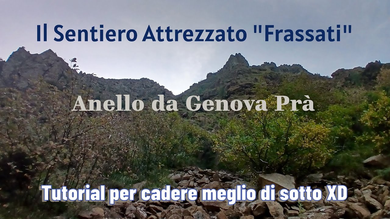 Tutorial per cadere meglio di sotto XD! Sentiero attrezzato 