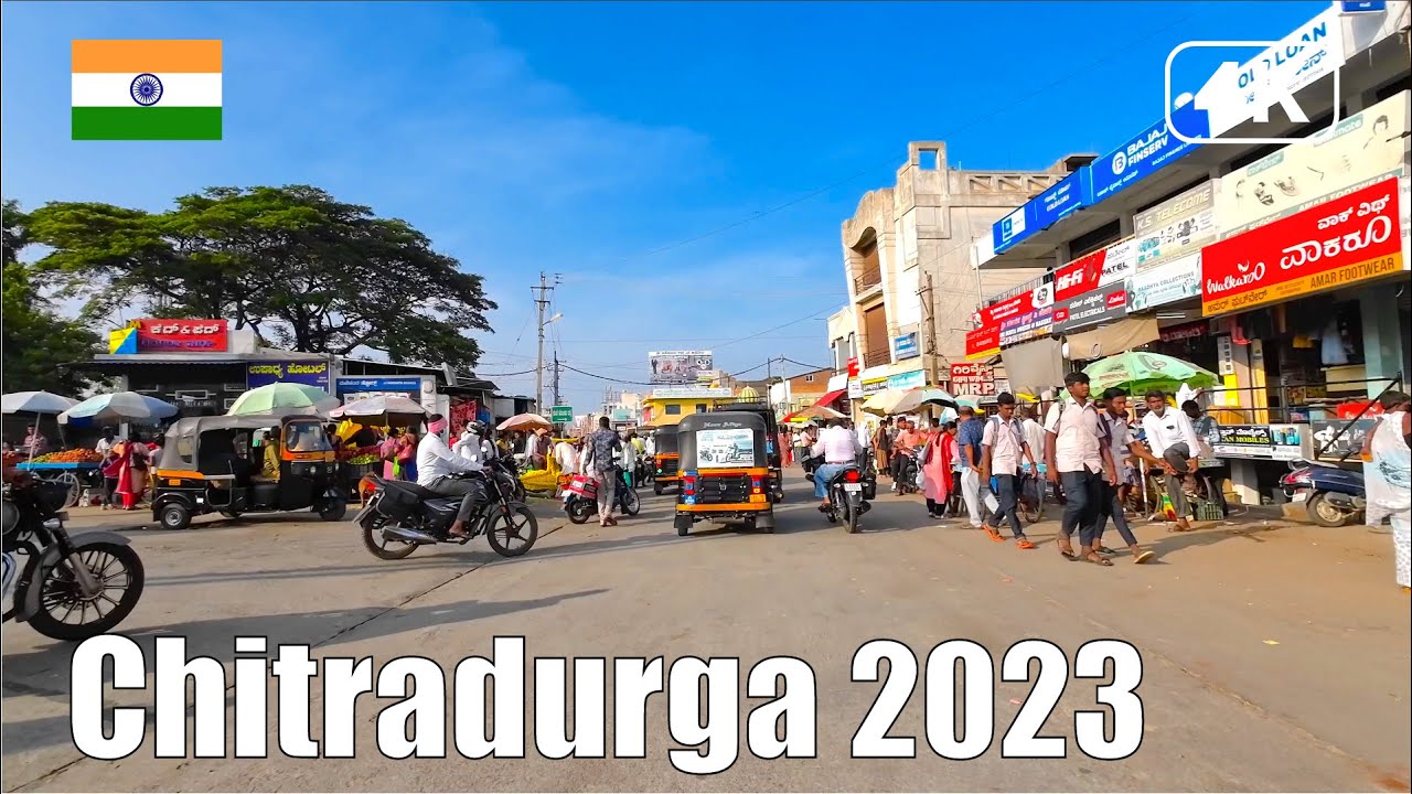 【India Drive 4K】Chitradurga Karnataka 2023