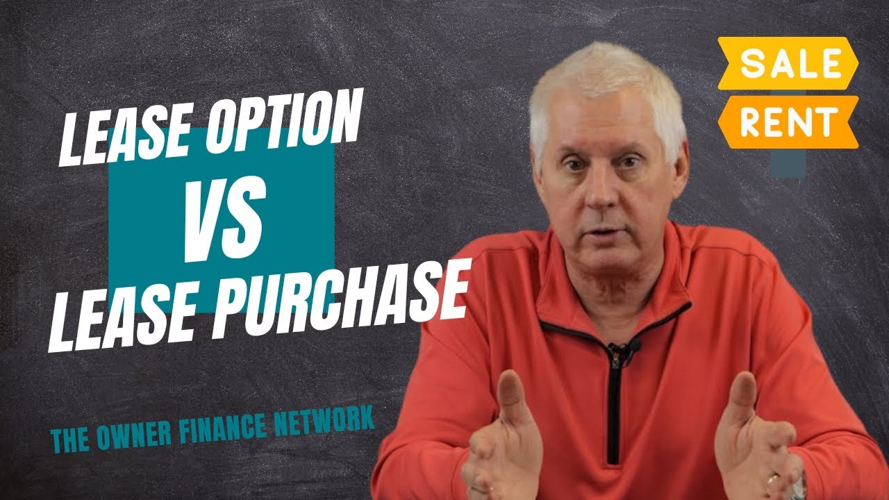 Differences Between a Lease Option & Lease Purchase