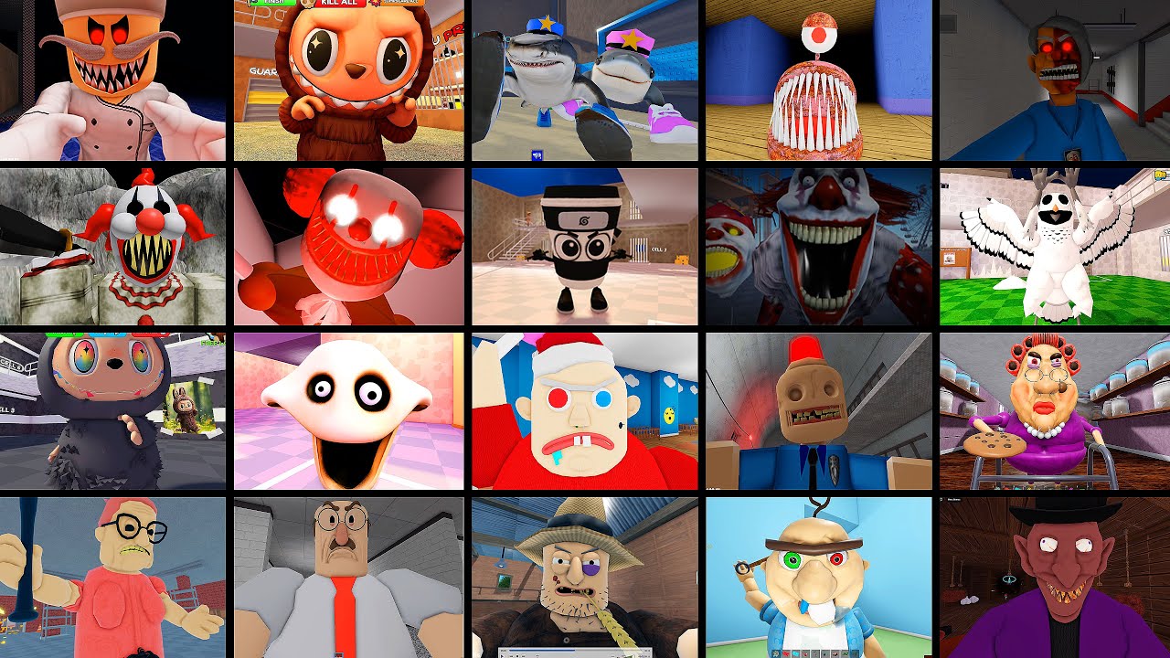EPIC SCHOOL ESCAPE,Papa Pizza's,LABUBU PRISON RUN!,Obby,Team Dentist,Tim Farm, ROBLOX JUMPSCARES
