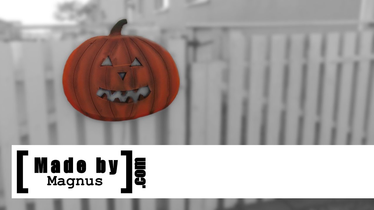 Halloween pumpkin - Made by Magnus