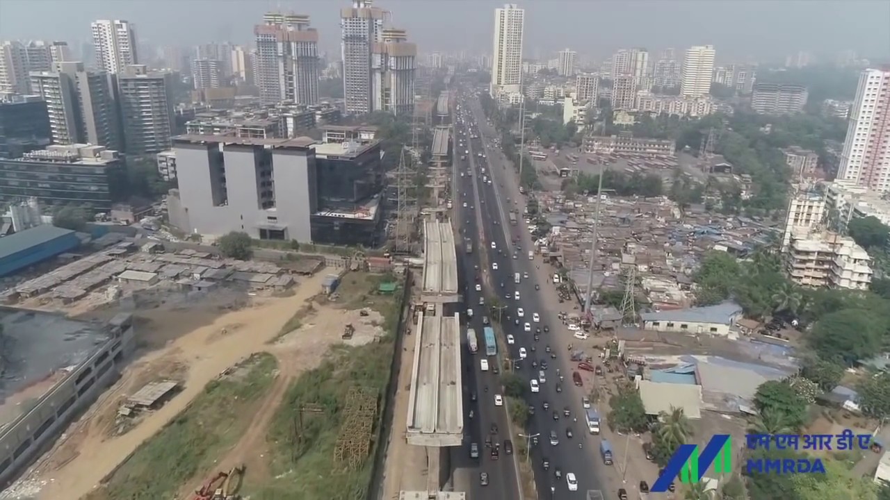 Mumbai Metro Line 7 Drone Cam