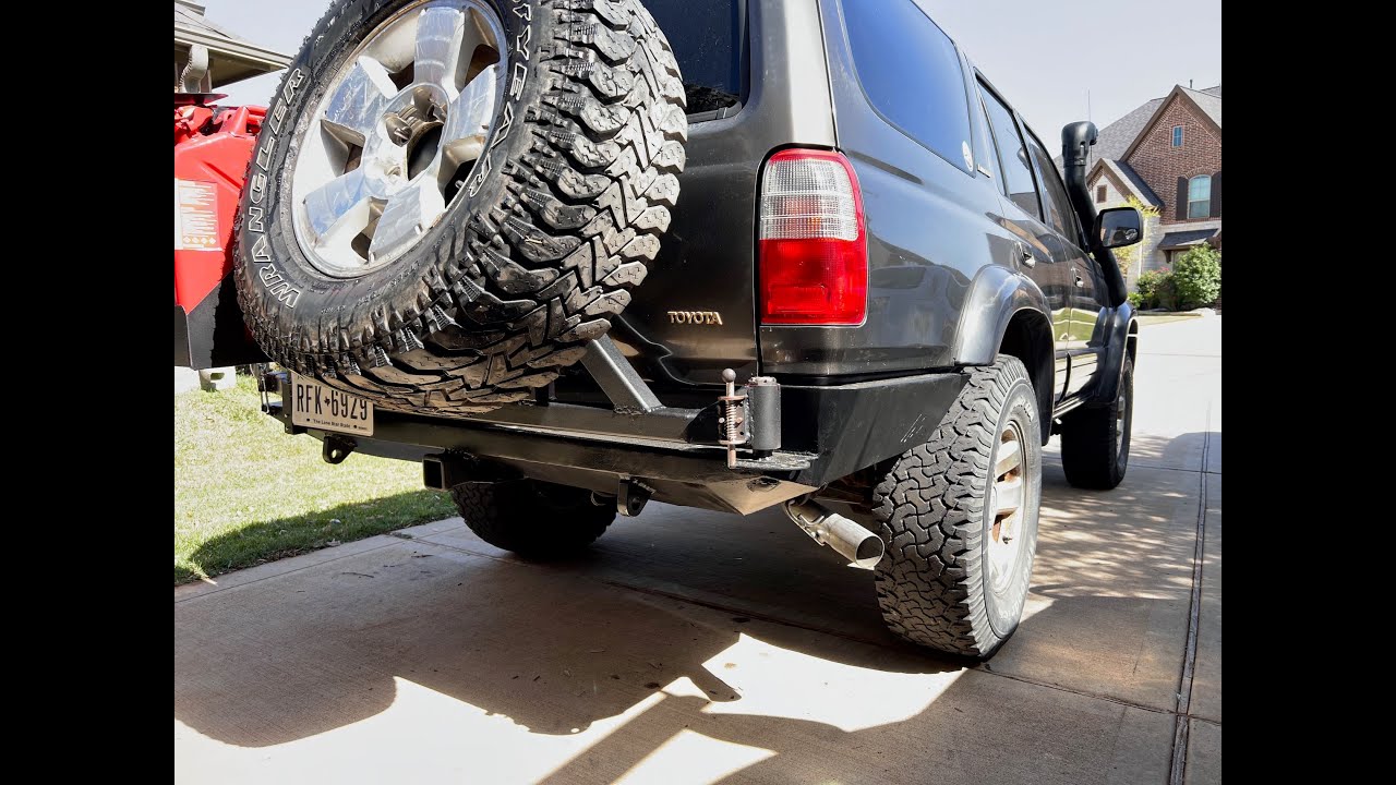 3rd Gen Toyota 4Runner Rear Plate Bumper