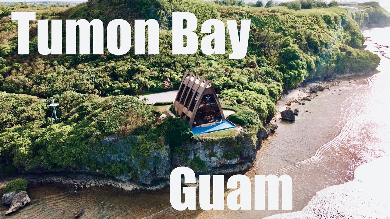Droning Tumon Bay in Guam 4K. DJI Mavic Air 2.
