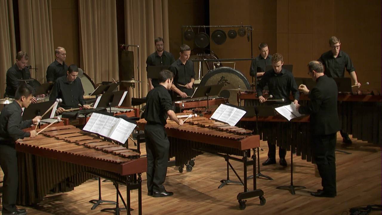 UNT Percussion Ensemble: Dave Hall - Surfacing (2015)