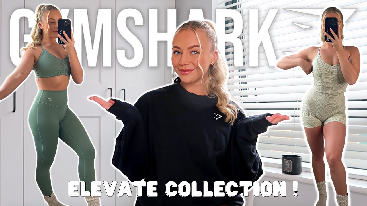 GYMSHARK ELEVATE COLLECTION | TRY ON HAUL + HONEST REVIEW 🤔🦈