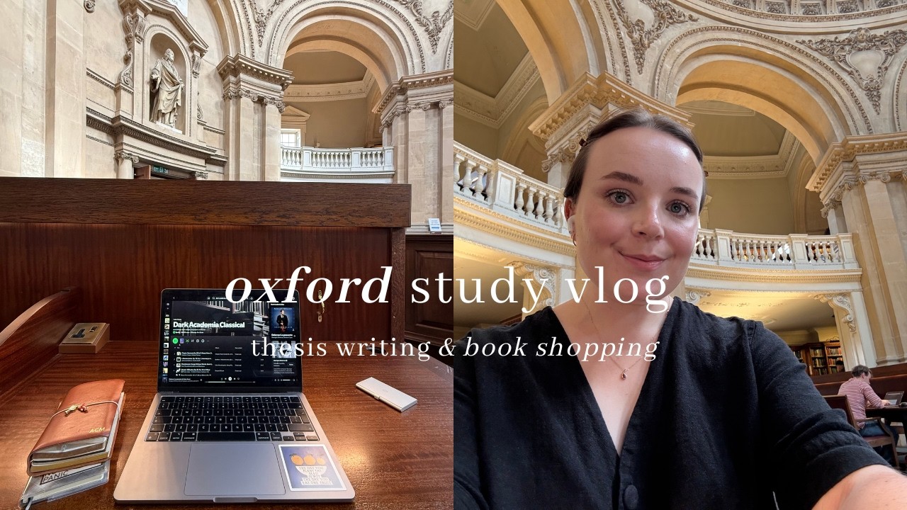 Autumnal Oxford Study Vlog | writing my PhD thesis