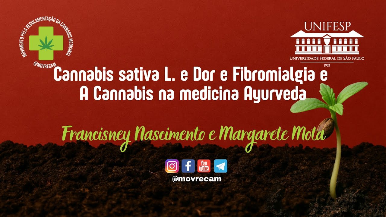23&ordf; Aula e 24&ordf; Aula: Cannabis sativa L. e Dor e Fibromialgia e a Cannabis na medicina Ayurveda