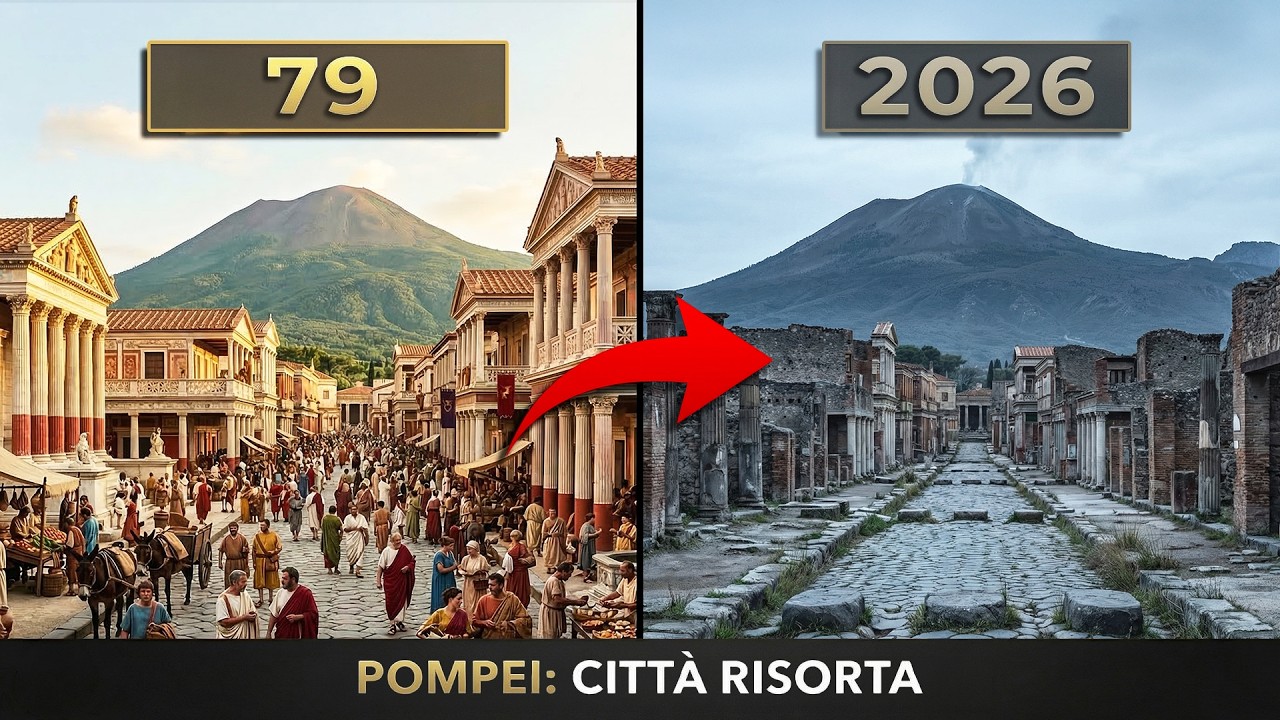 Pompei 97 d.C. vs Oggi | La Città Risorta dalle Ceneri