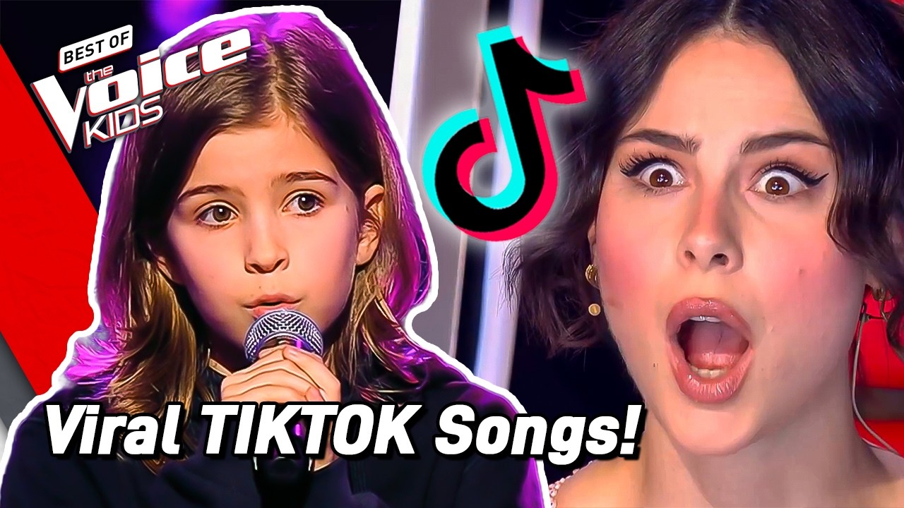 The BEST TIKTOK Song Covers on The Voice Kids 🤩