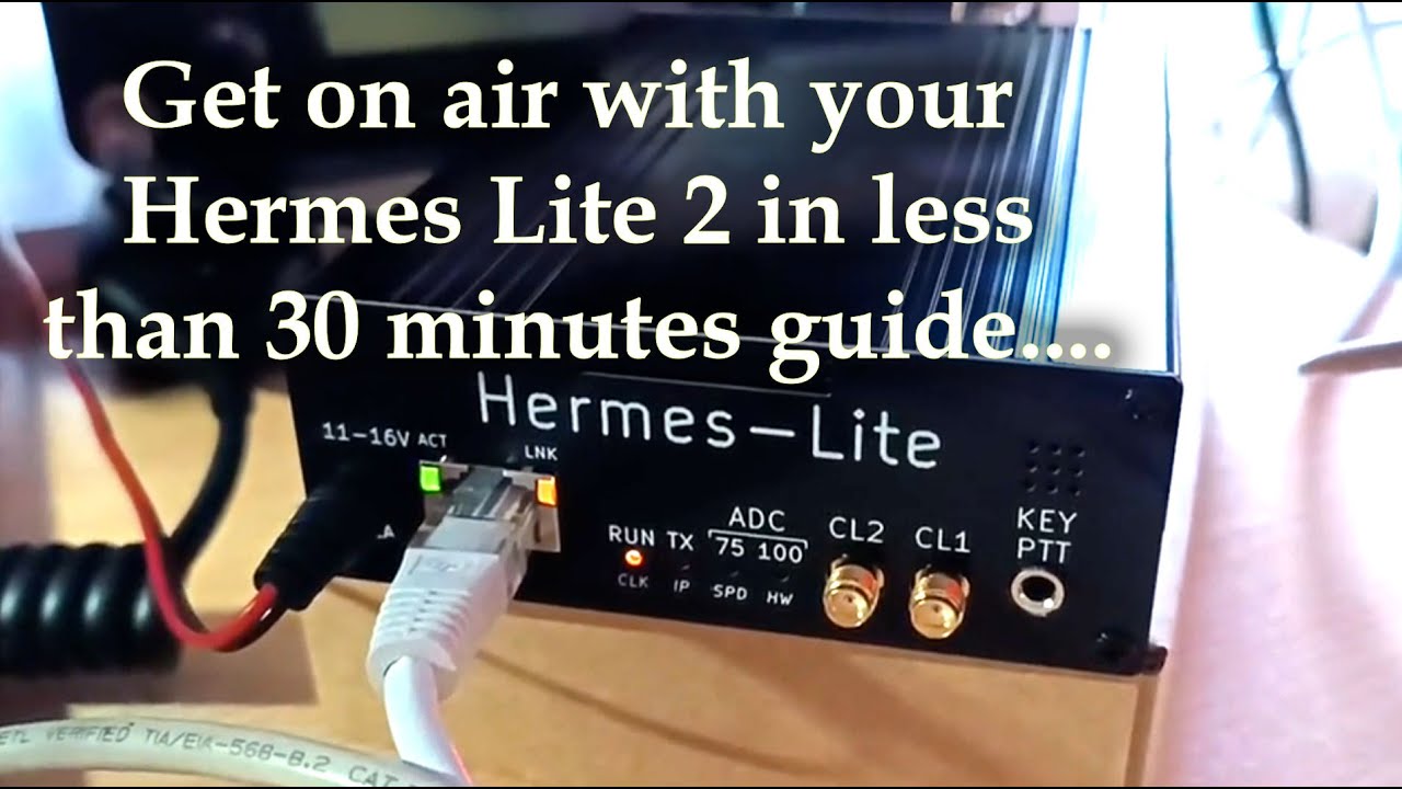 The ultimate guide to get on the air with your new Hermes Lite 2 in less than 30 minutes.