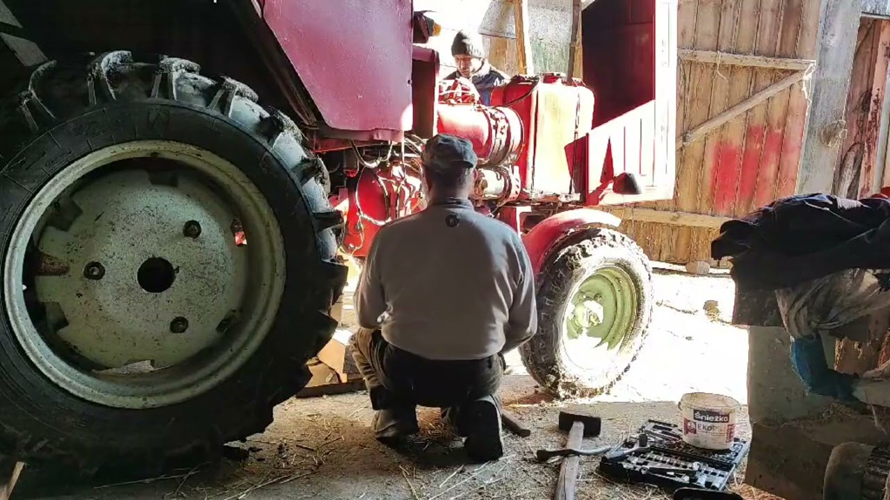 Wymiana łożyska na sprzęgle w t-25 i łopatek 2025