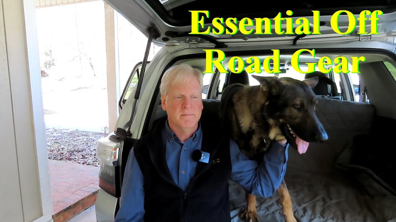 Hiking and Overland Gear for my 4Runner and German Shepherd - Survival Gear for the Single Camper.