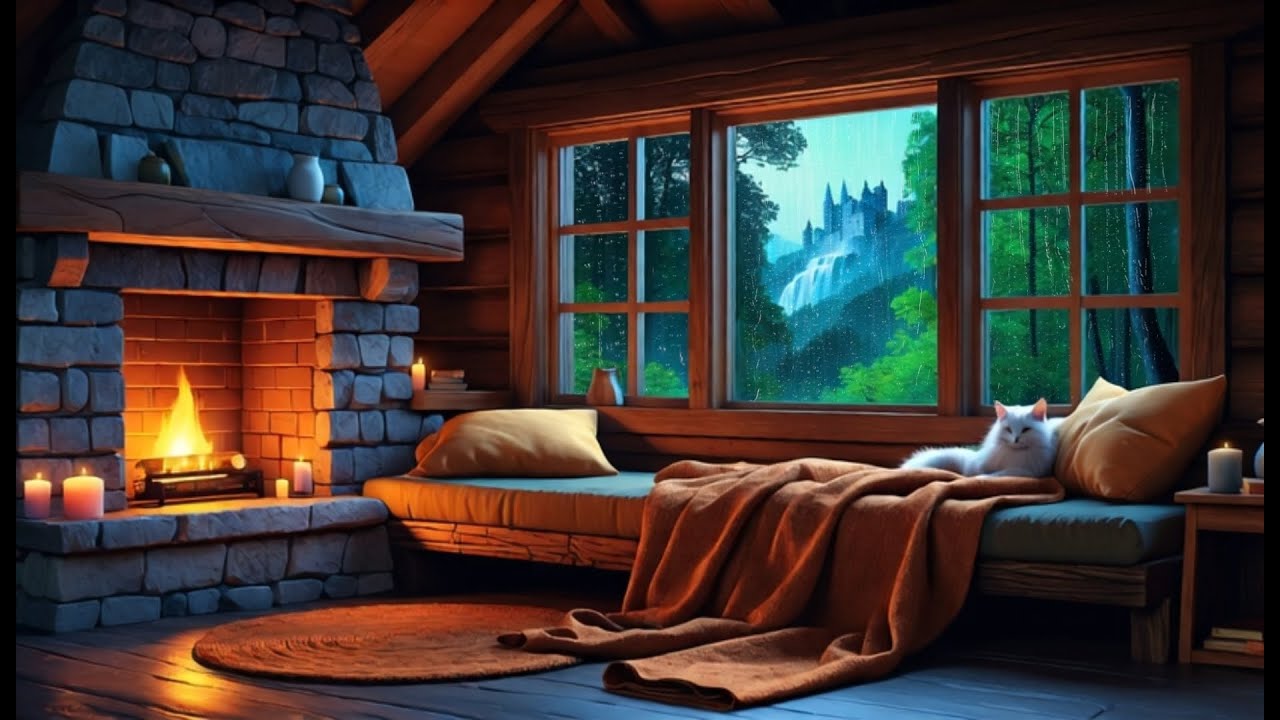 Hearthlight Room | Fireplace and Stone | Study + Relax