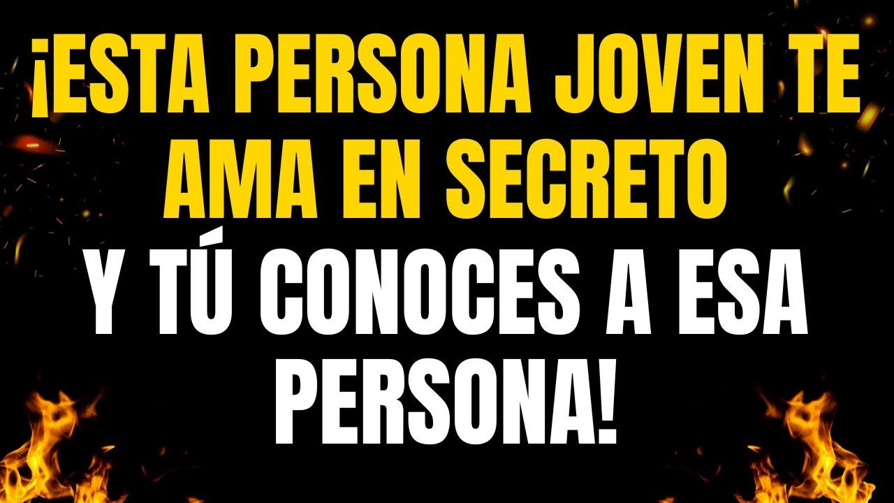 💌❤️¡MENSAJES DE ÁNGELES PARA TI! ESTA PERSONA JOVEN TE AMA EN SECRETO, Y TÚ LA CONOCES...