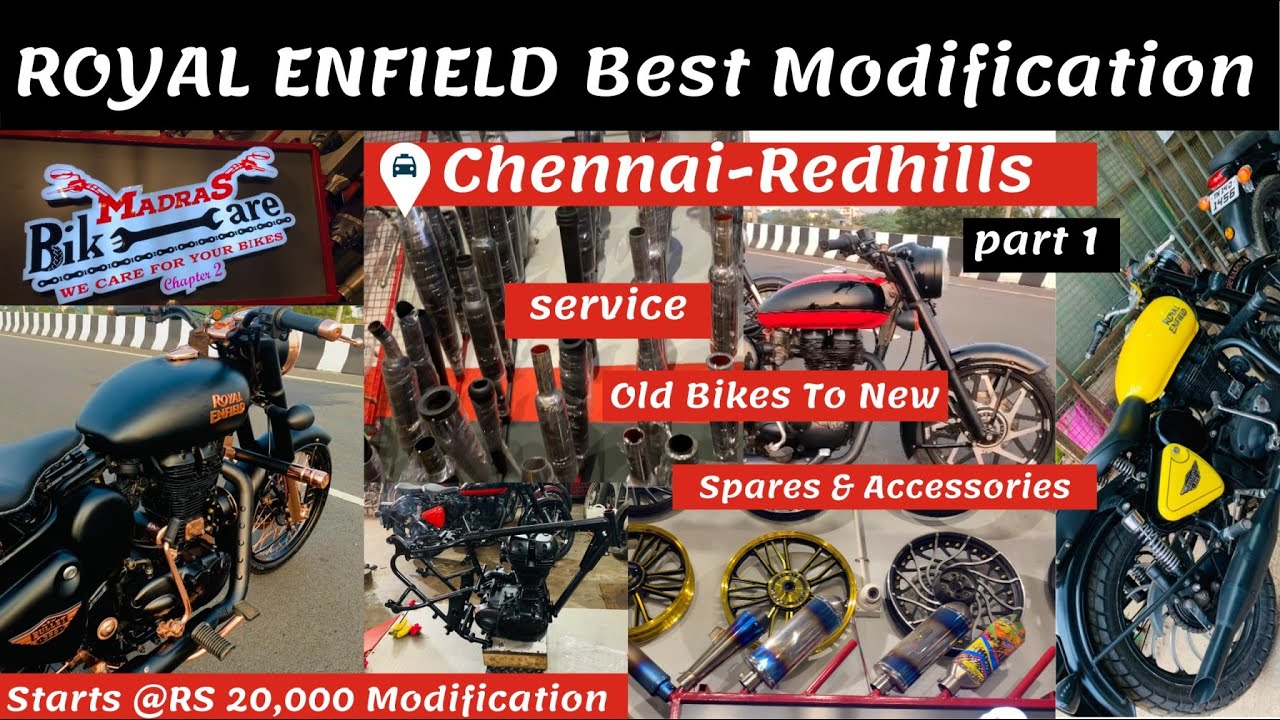 Best Royal Enfield Bike Modification Chennai |Madras Bike Care | Service Spares | Accessories