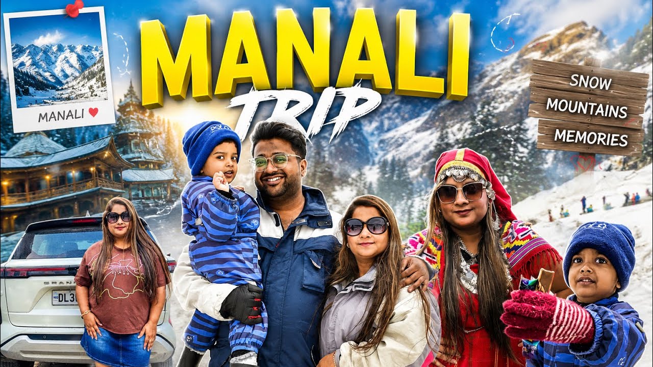 🏔️ Manali in June? Snow Everywhere! | Family Travel Vlog