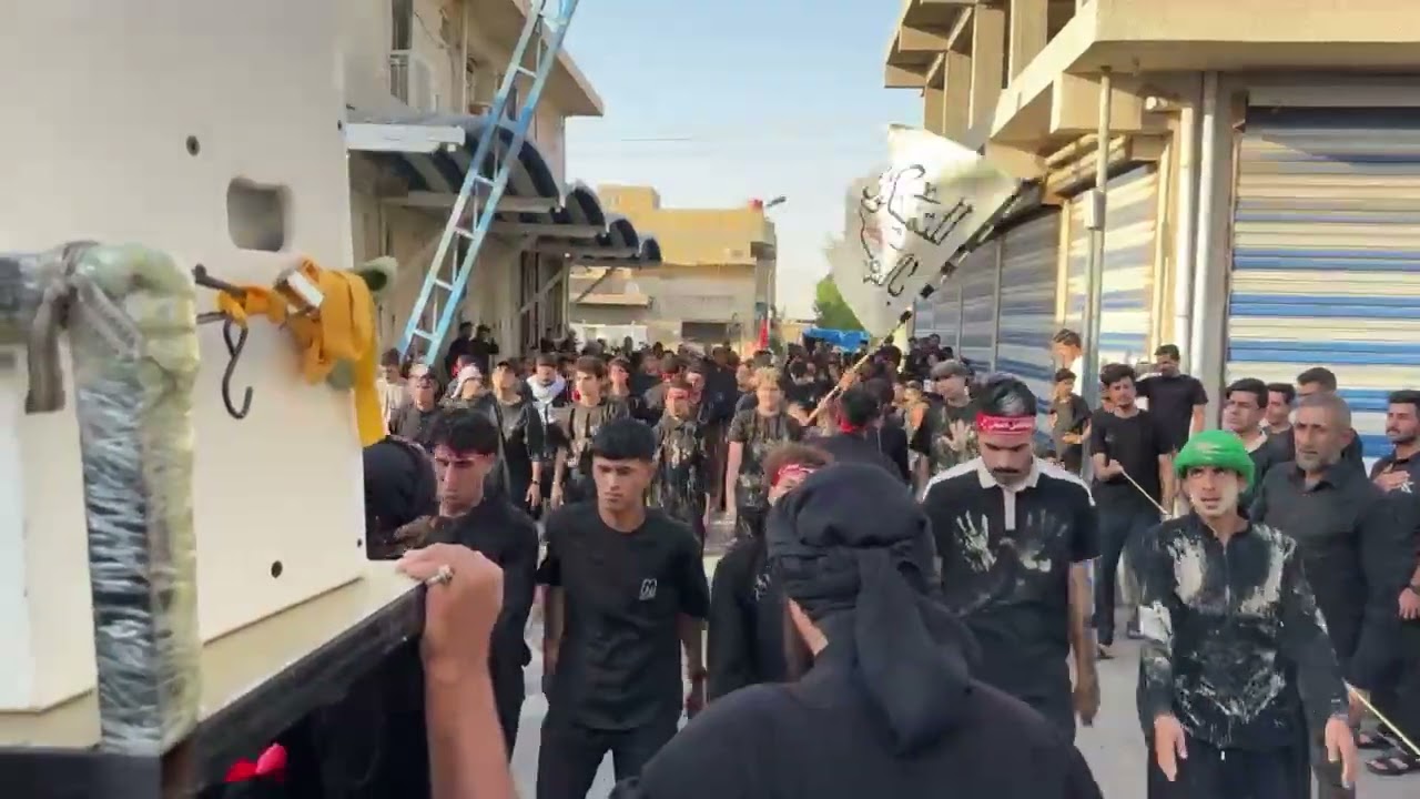 استعراض نزال شارع موكب علي بن موسى الرضا ع