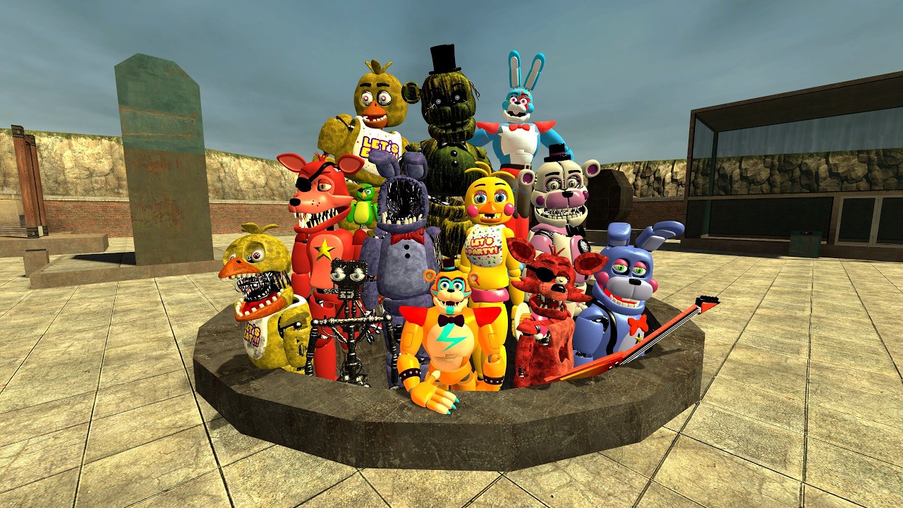 УНИЧТОЖЬТЕ АНИМАТРОНИКА РУБИ ИЗ FNAF SECURITY BREACH В GMOD!