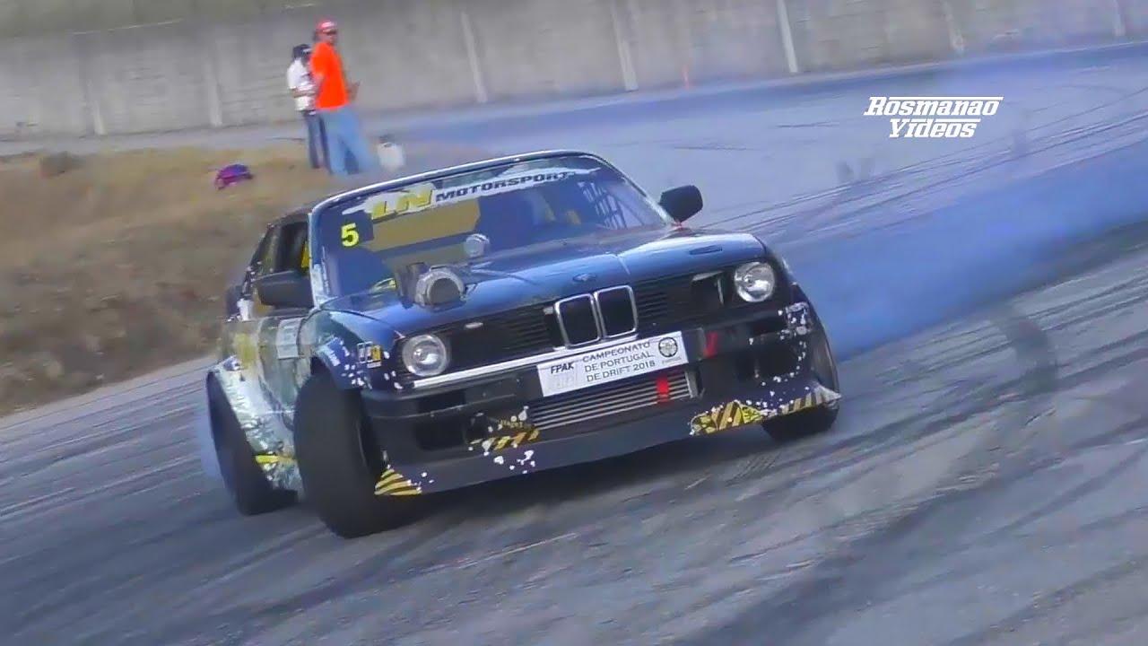 Insane BMW E30 Drift (Smoke & Turbo Pure Sound) Full HD