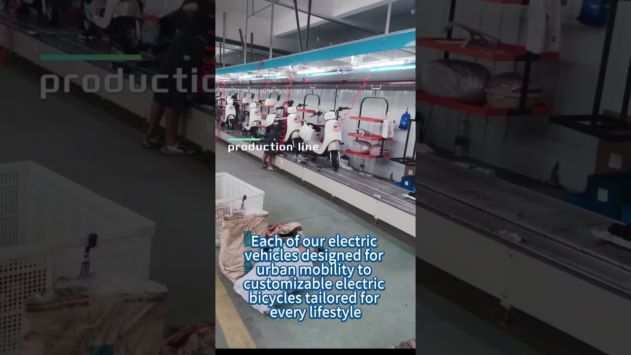 Electric moped production line 