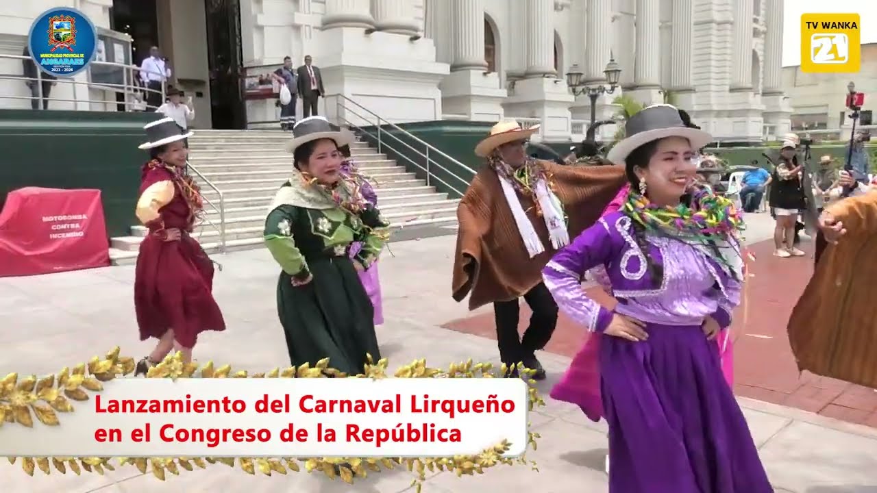 Lanzamiento del Carnaval Lirqueño en Lima 2024