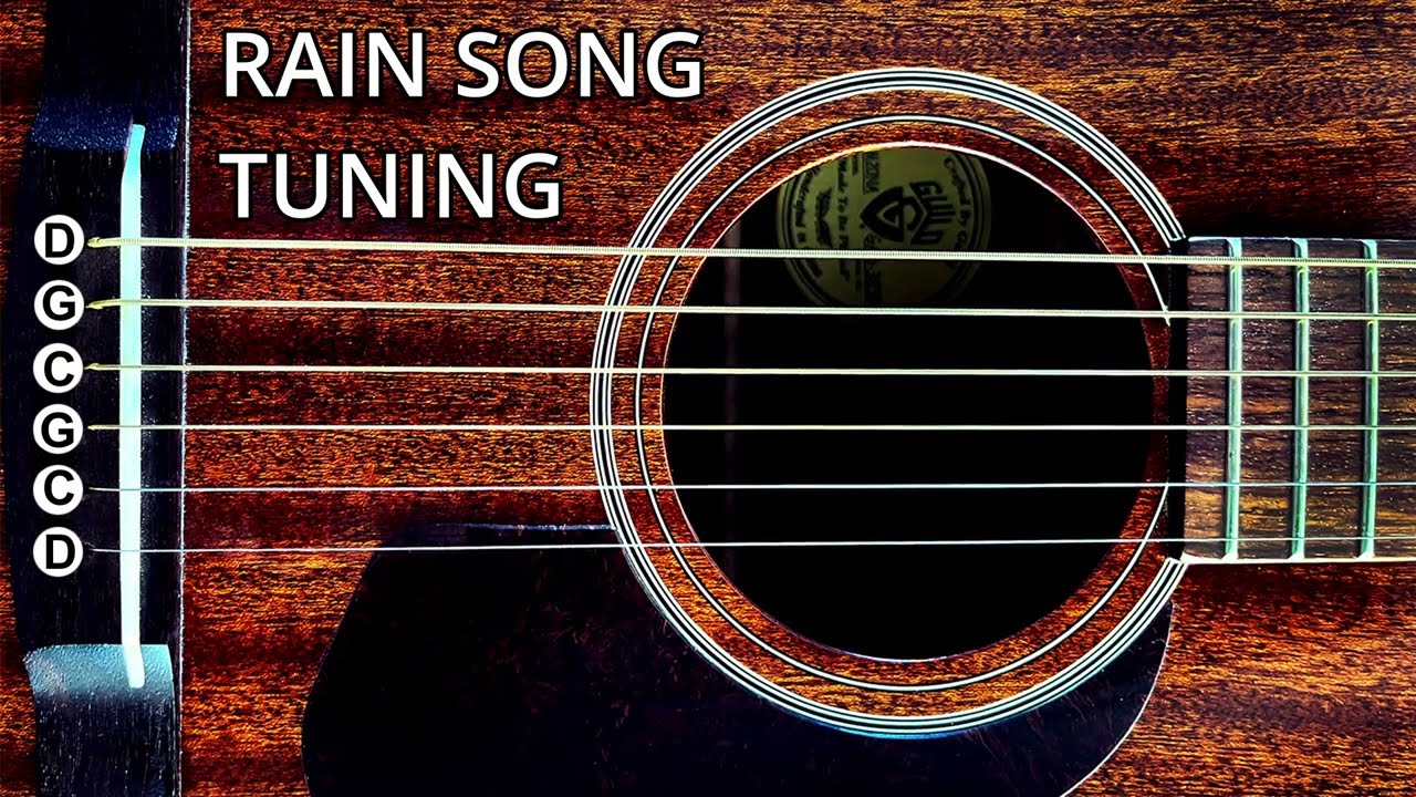 LED ZEPPELIN RAIN SONG (DGCGCD) | GUITAR TUNER