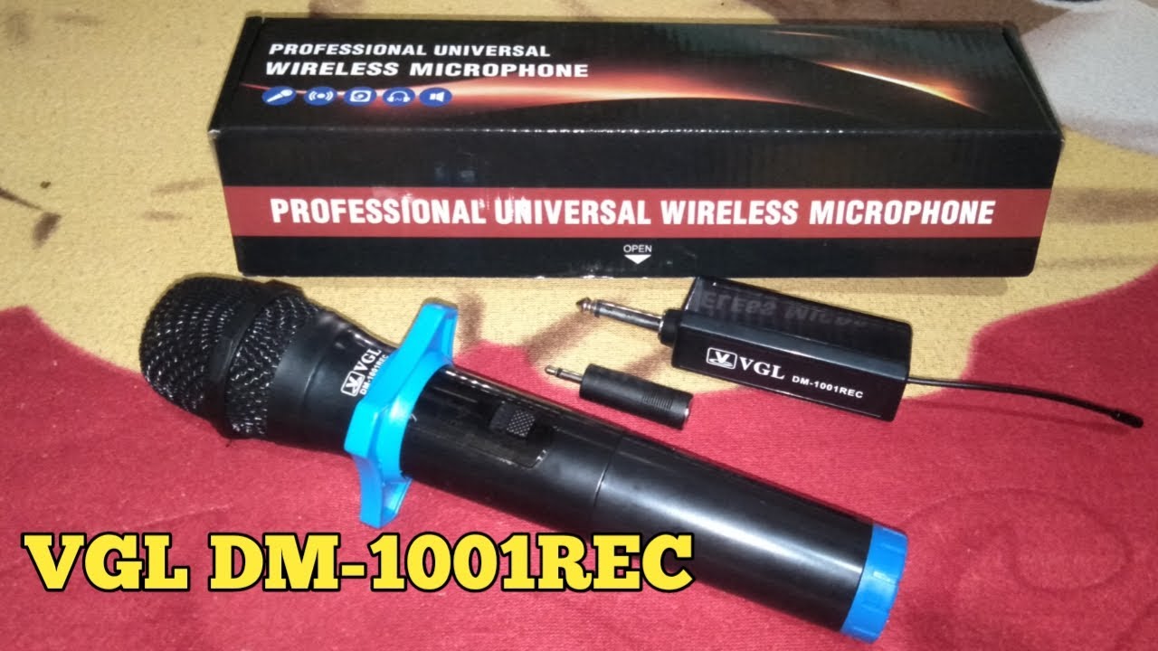 VGL DM-1001REC WIRELESS MICROPHONE | UNBOXING