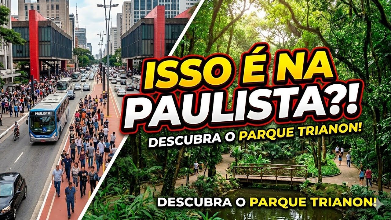 Esse parque no meio da Paulista parece uma floresta escondida 😱
