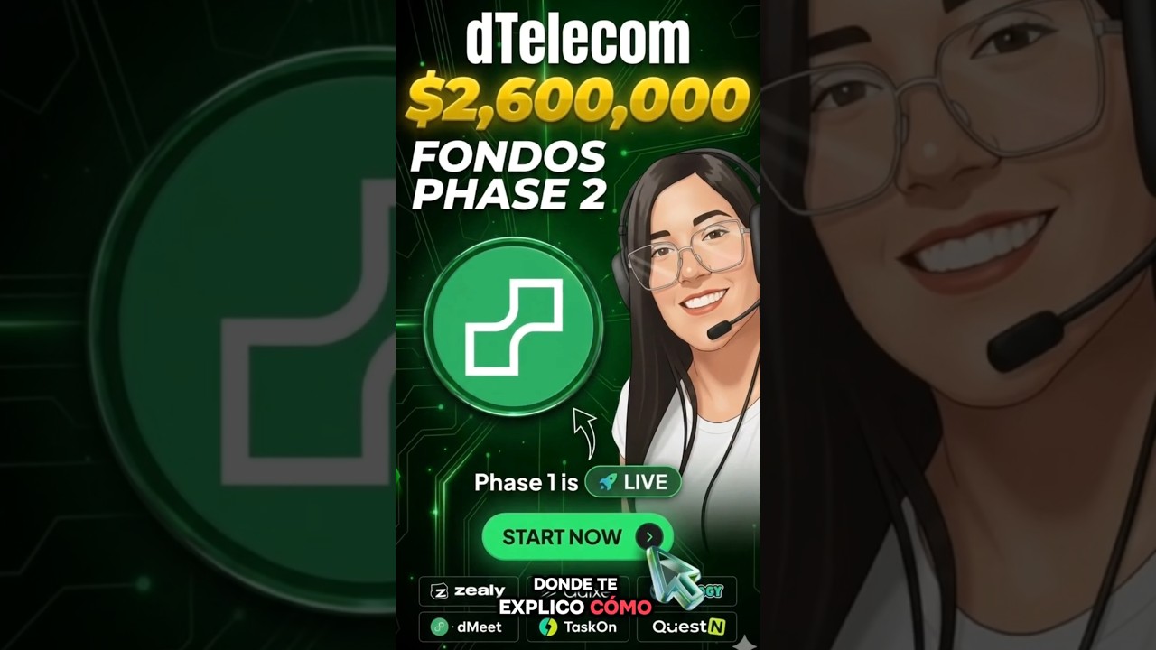 DTELECOM Unmissable AirDrop with $2.6M INITIAL Funding 😱✅