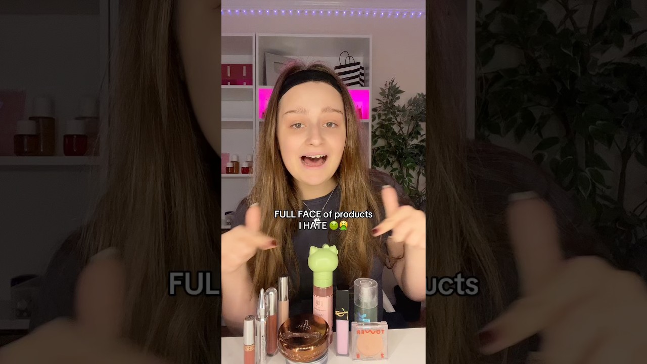 FULL FACE of products I HATE🤮🤢