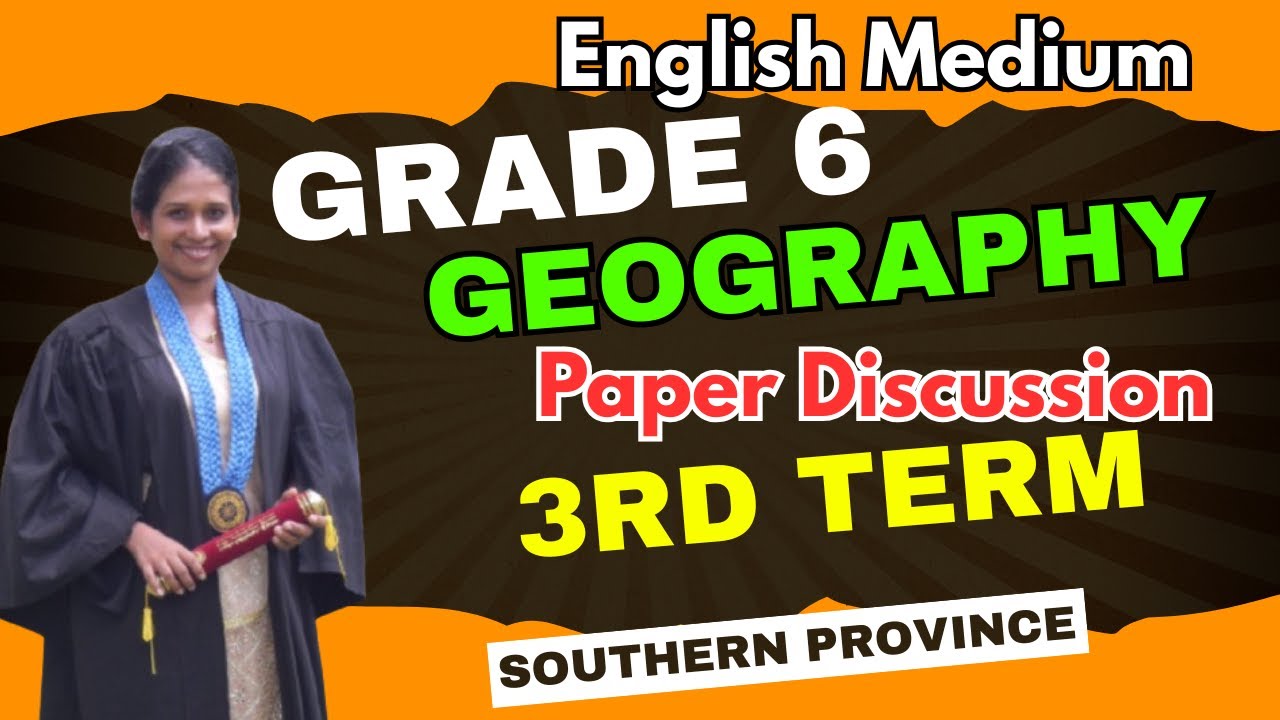 Grade 6 English Medium Geography | 3rd Term Test Paper Discussion | #grade6