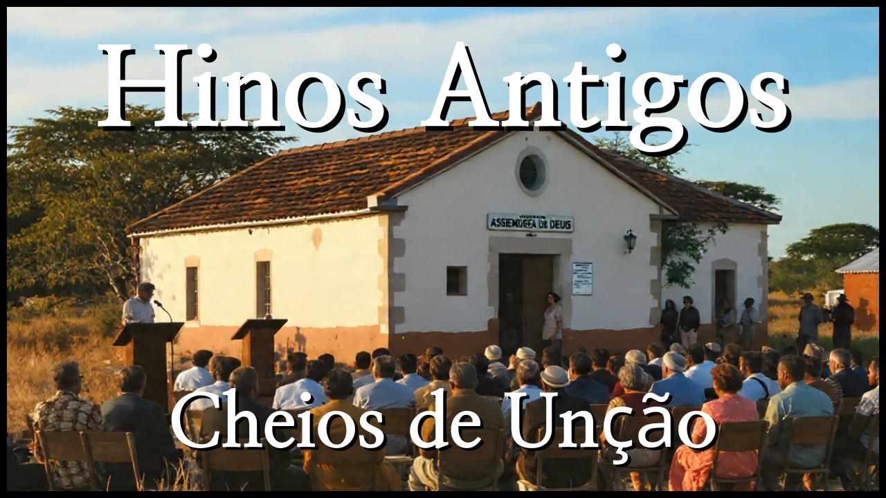30 minutos de Hinos Antigos Cheios de Unção