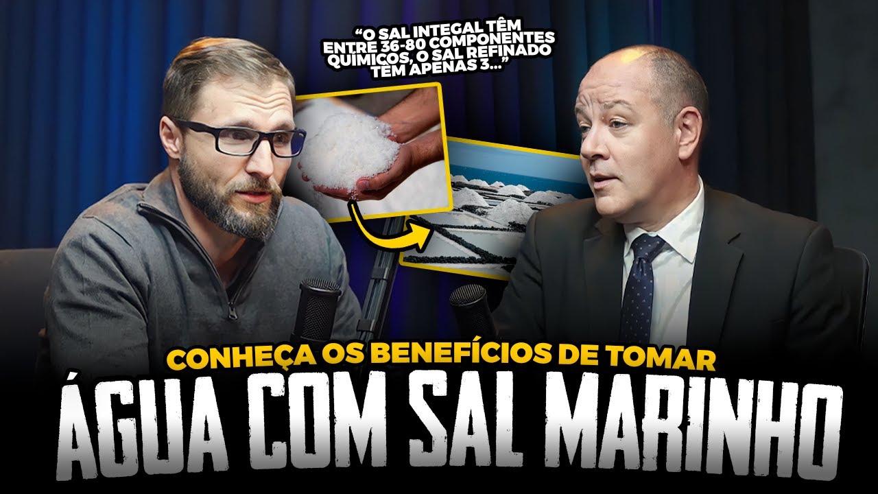ÁGUA COM SAL MARINHO E O PODER QUE TÊM PARA A SUA SAÚDE