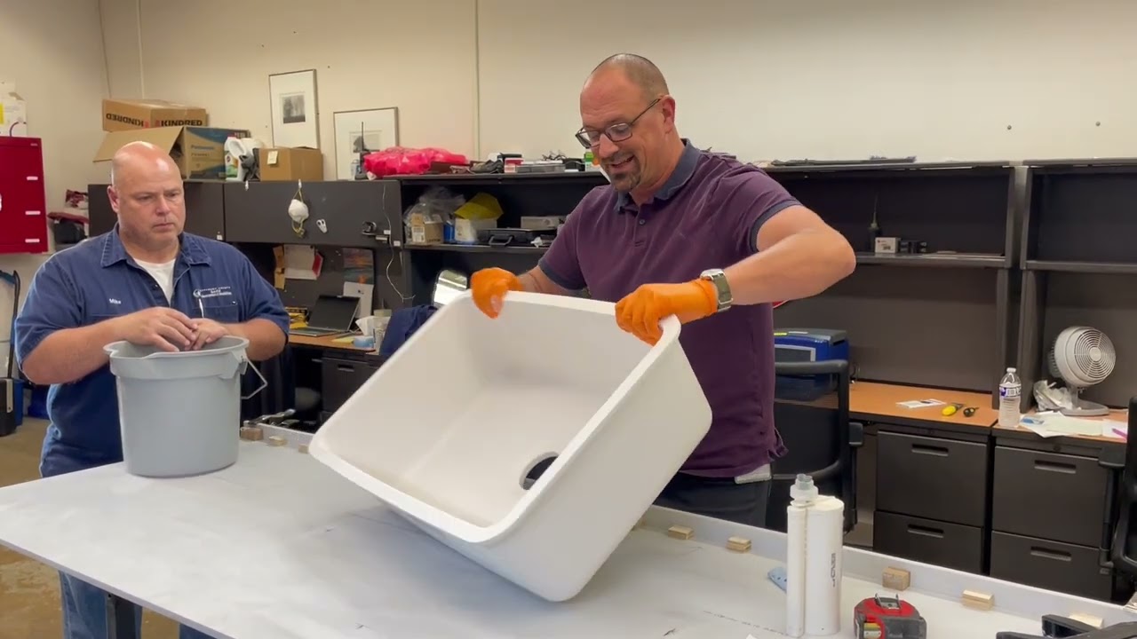 How to | Layout of Corian undermount sink (Step 1)