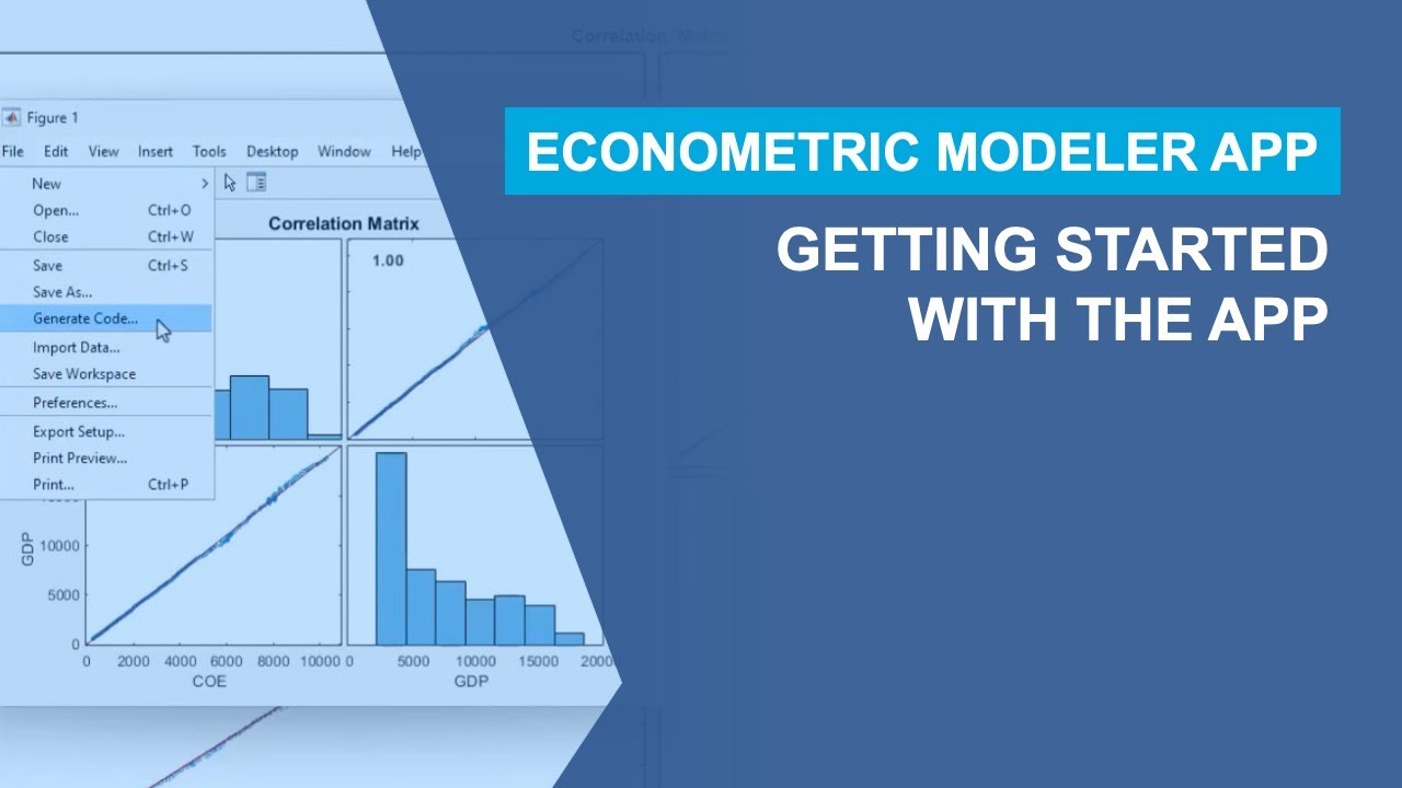 Econometric Modeler App: Getting Started with the App