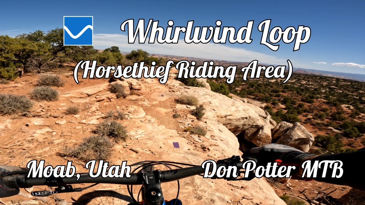 Whirlwind Loop at the Horsethief Riding area in Moab, Utah