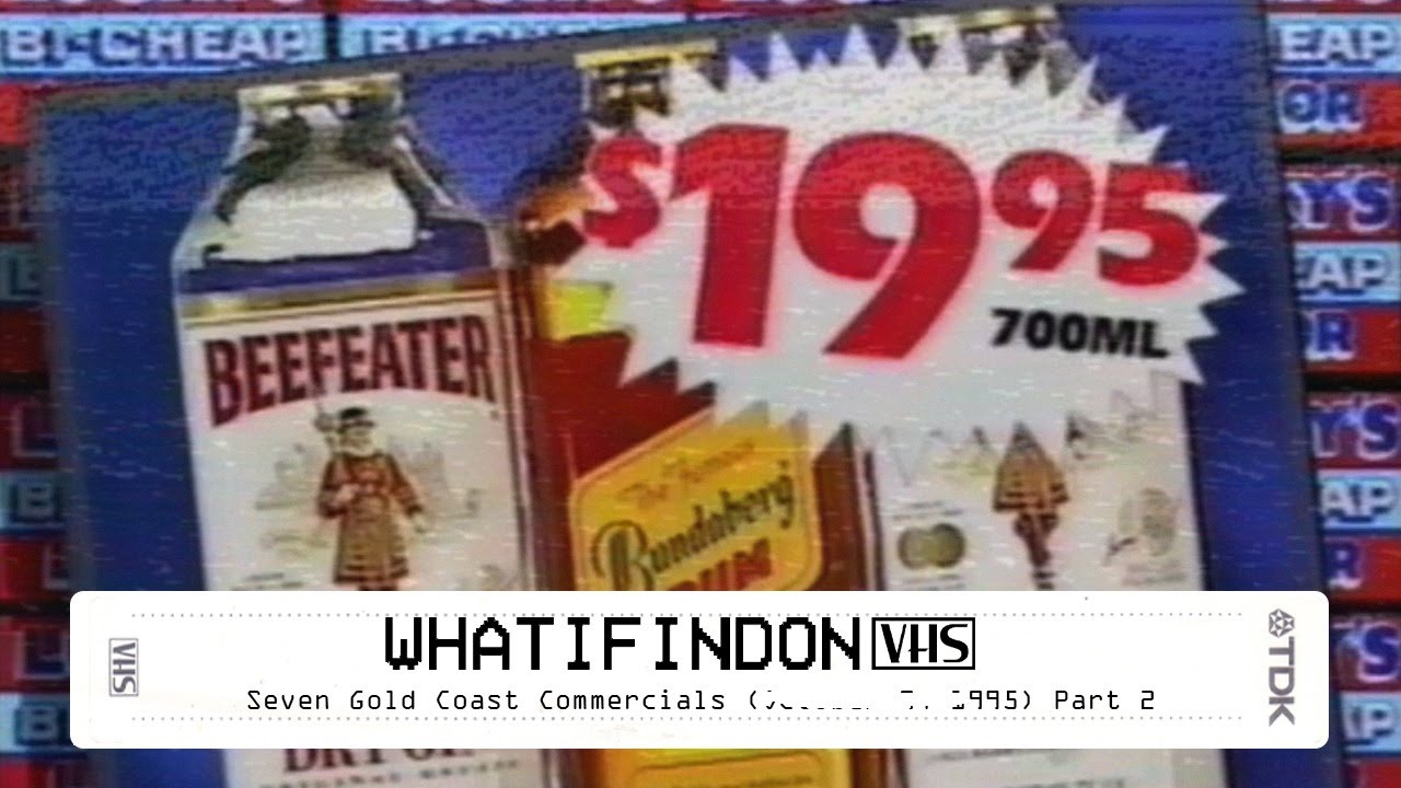 Seven Gold Coast Commercials (July 4, 1995) Part 2